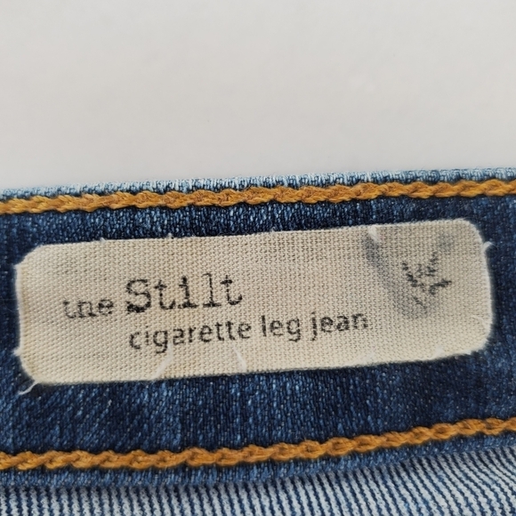 Adriano Goldschmied The Stilt Cigarette Leg Jeans Medium Wash Denim 27 - Picture 9 of 12